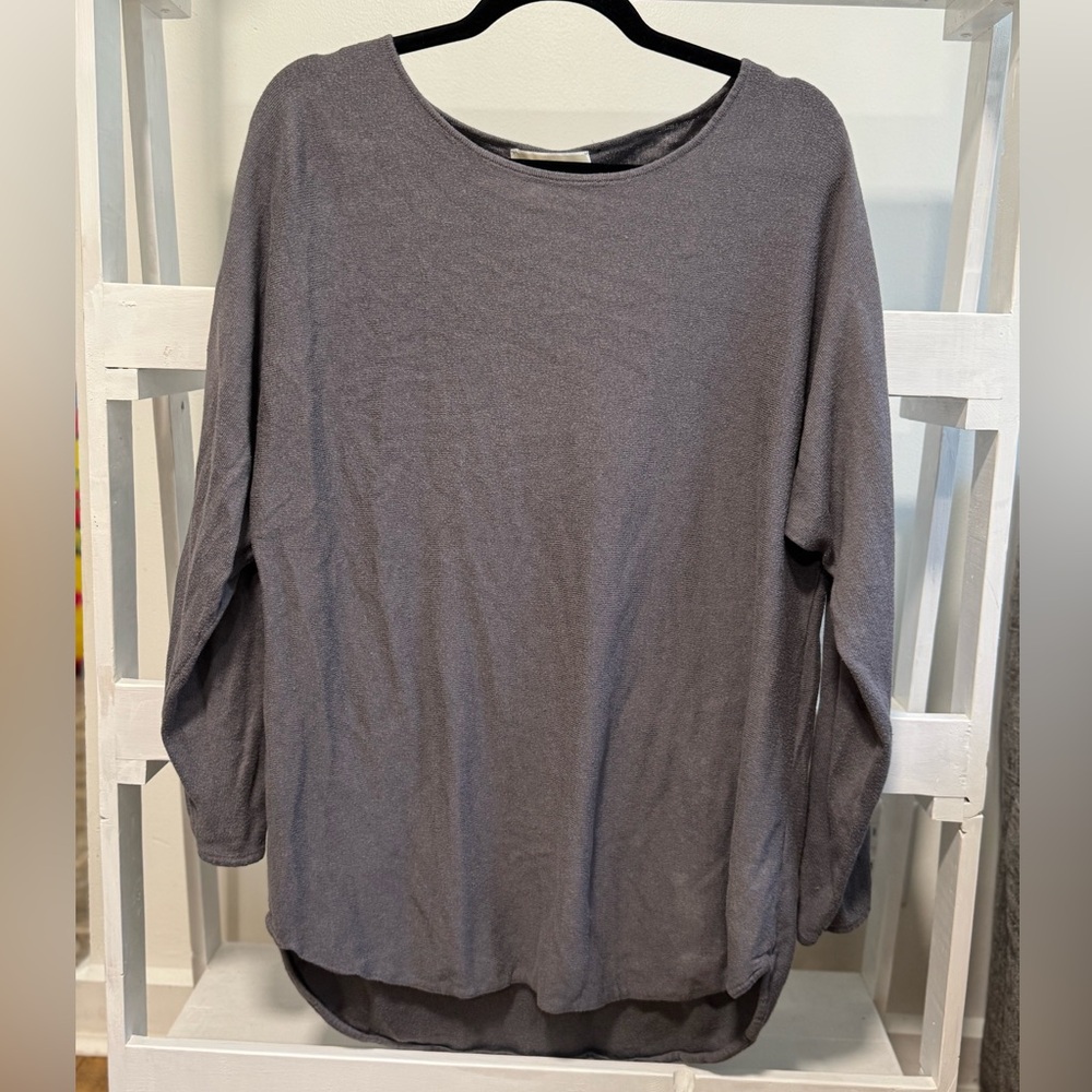 Michael Kors Women’s Gray Long Sleeve Lightweight Sweater – Size XL